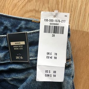 Abercrombie & Fitch wide leg jeans